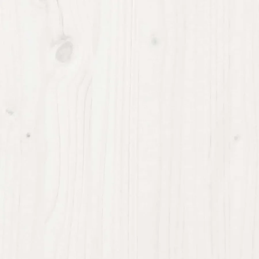 Buffet Blanc 60x36x84 cm Bois de pin massif - 10