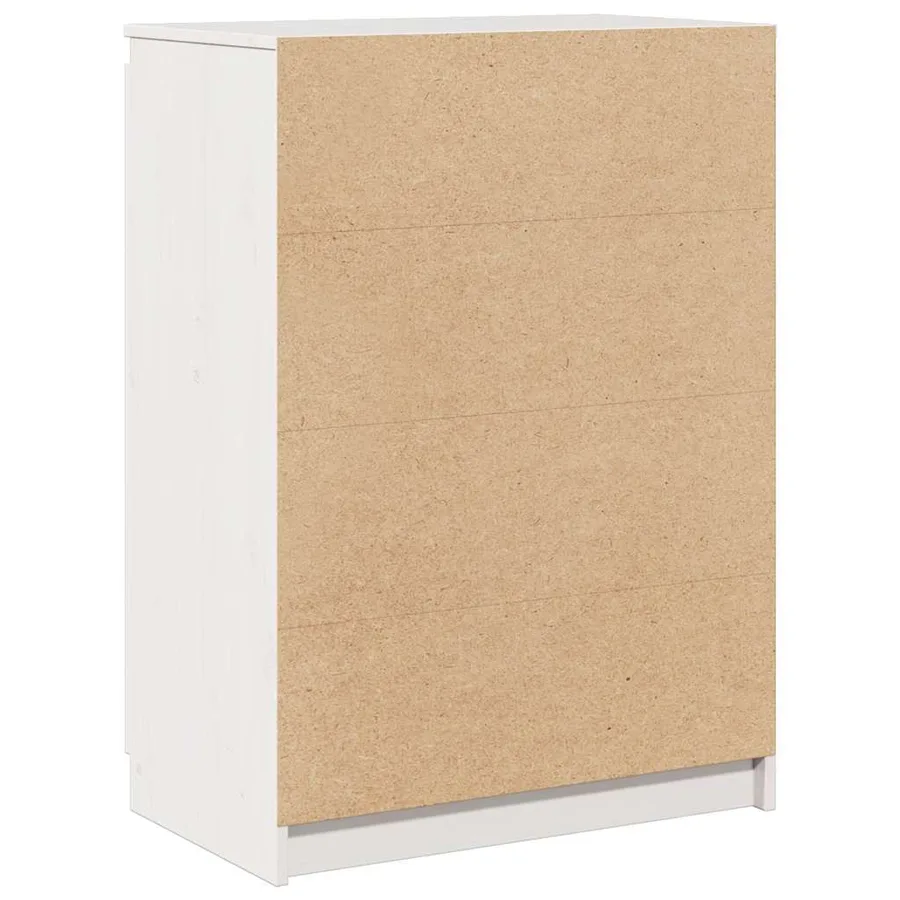 Buffet Blanc 60x36x84 cm Bois de pin massif - 8