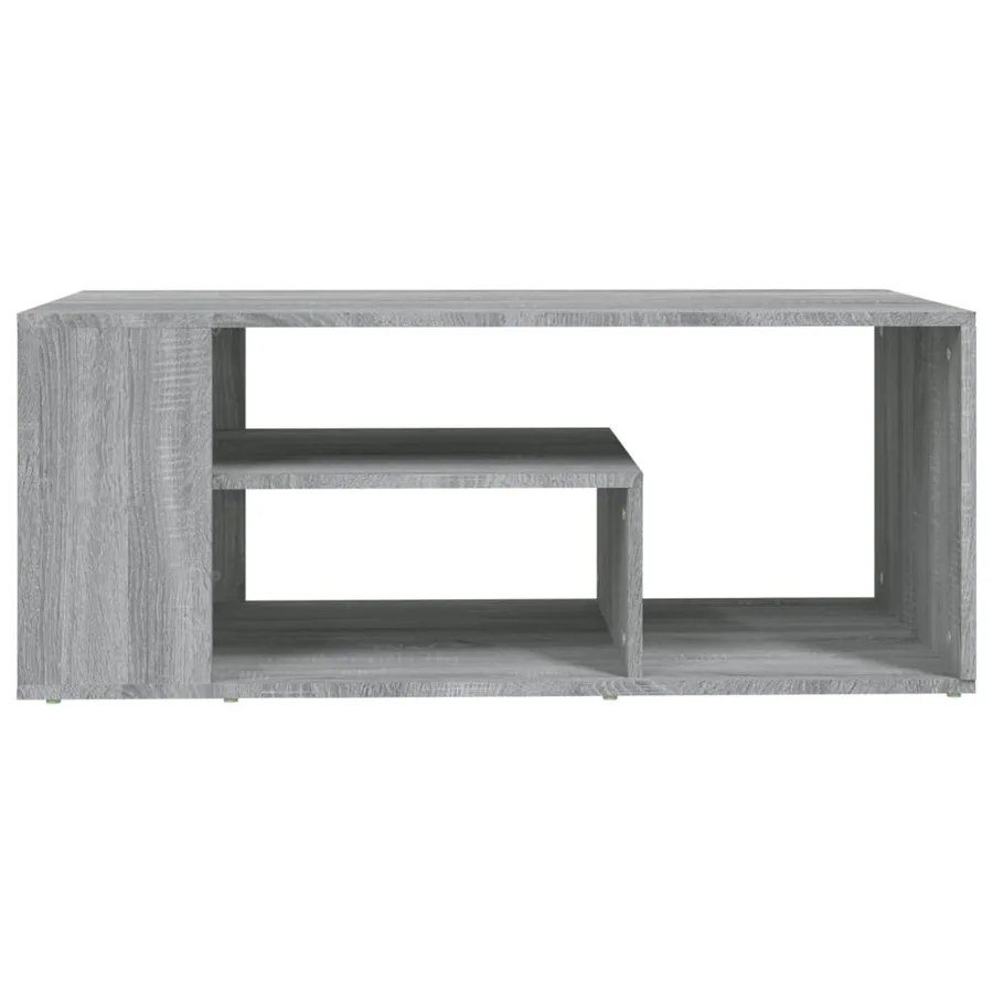 Table basse Sonoma gris 100x50x40 cm Bois d'ingénierie - 3