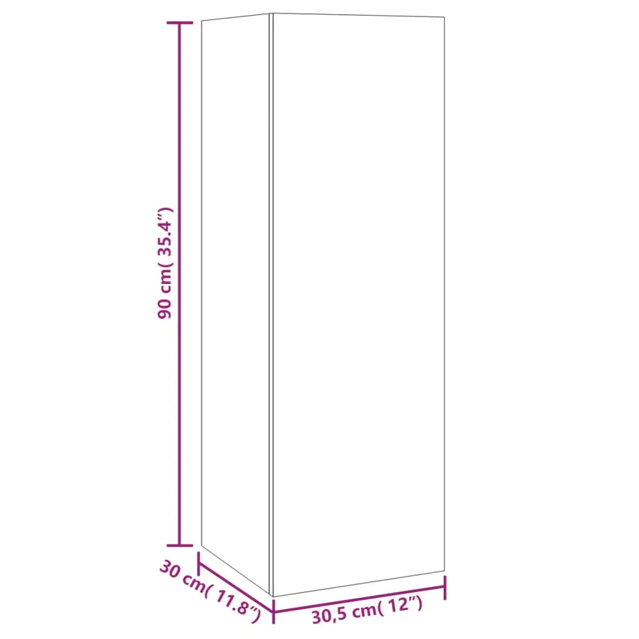 Ensemble de meubles TV 6 pcs Chêne fumé Bois d'ingénierie - 13