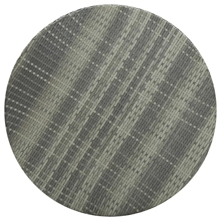 Ensemble de bar de jardin 5 pcs Résine tressée Gris - 4