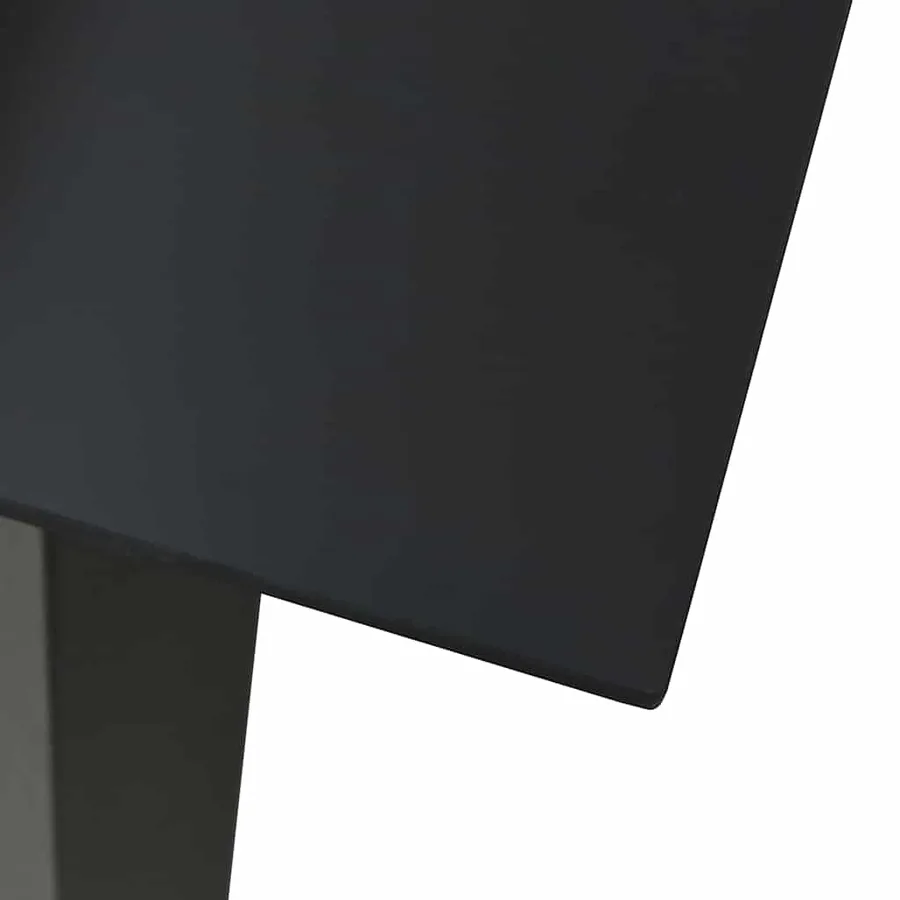 Ensemble à manger d'extérieur 3 pcs Rotin PVC Noir - 11