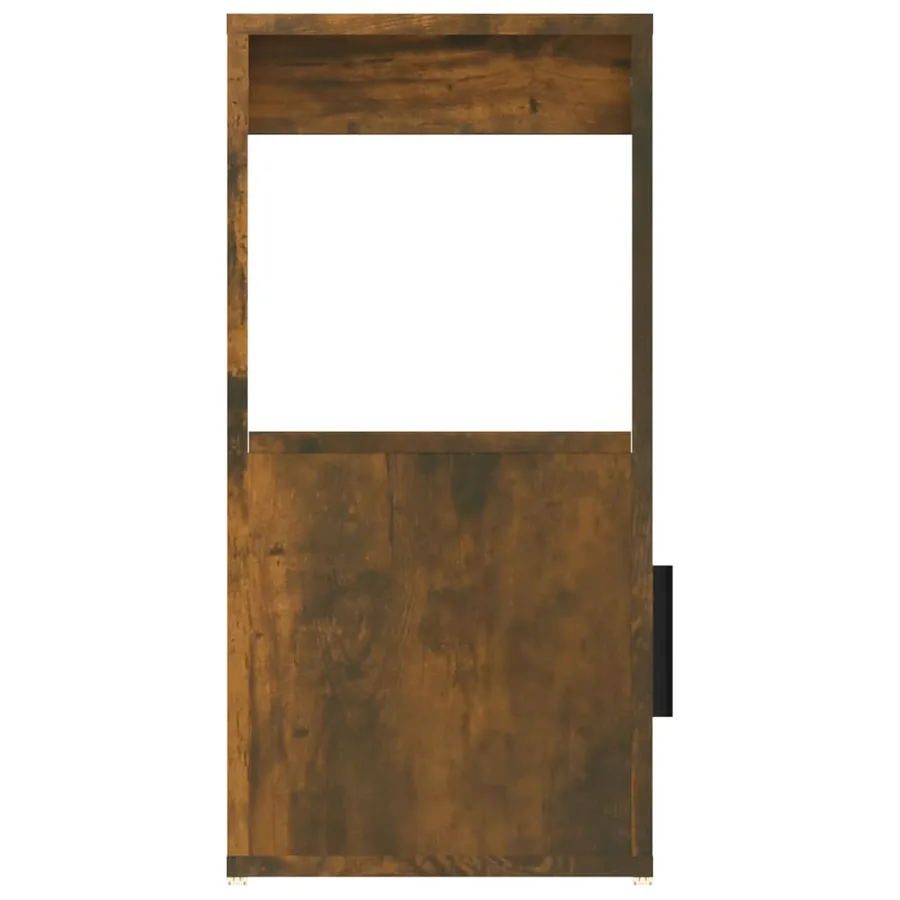Buffet Chêne fumé 80x30x60 cm Bois d'ingénierie - 8