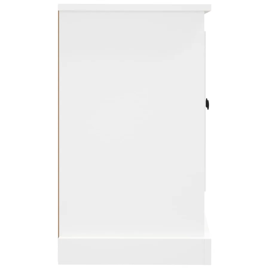 Buffet Blanc 100x35,5x60 cm Bois d'ingénierie - 7