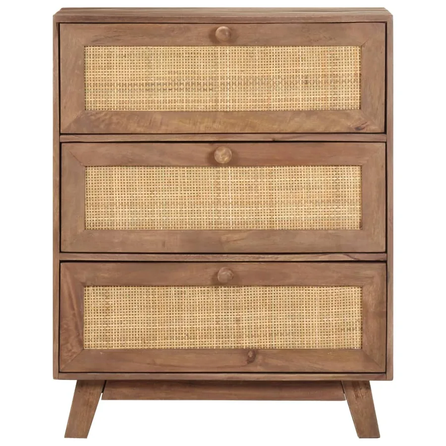 Buffet 61x35x76 cm Bois de manguier massif - 2