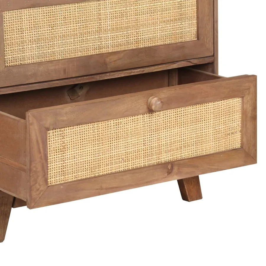 Buffet 61x35x76 cm Bois de manguier massif - 5
