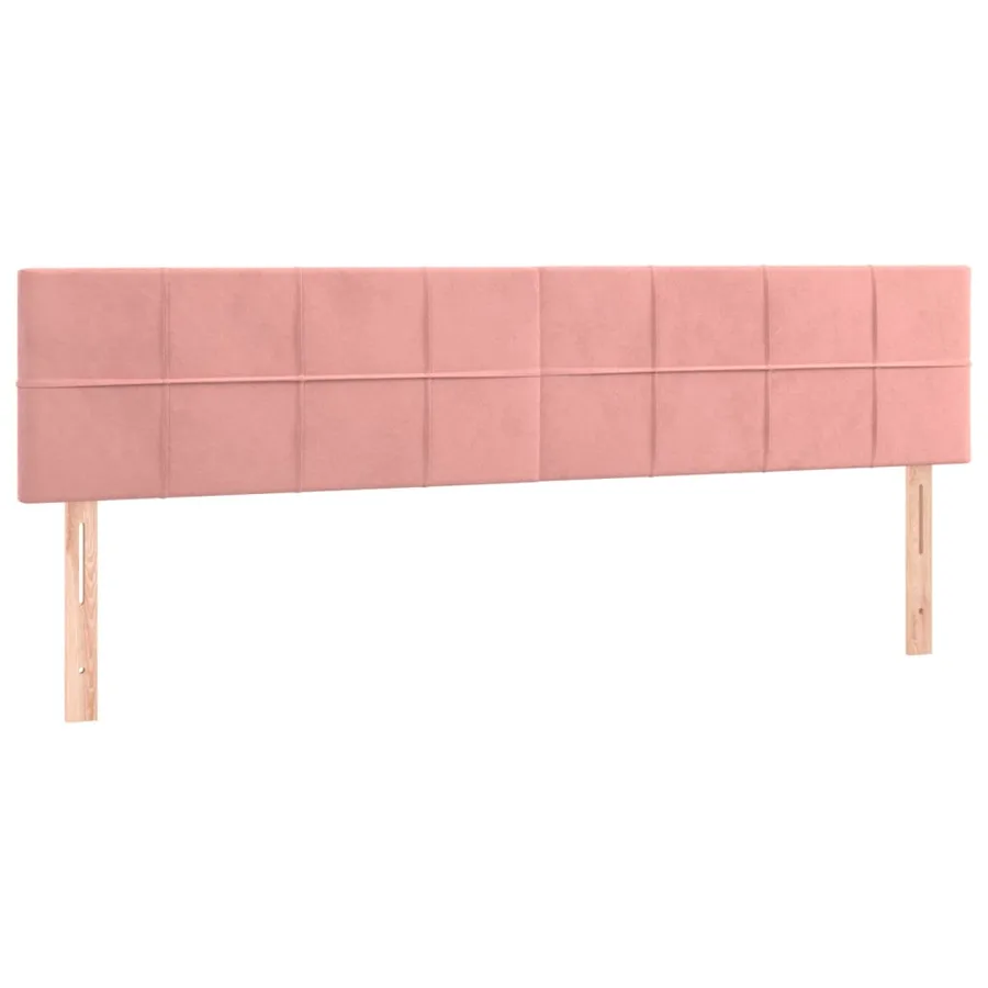 Sommier à lattes de lit avec matelas Rose 180x200 cm Velours - 6