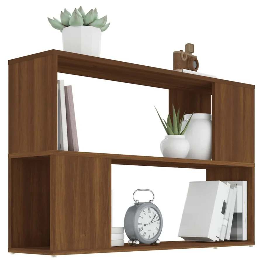Bibliothèque Chêne marron 100x24x63 cm Bois d'ingénierie - 4