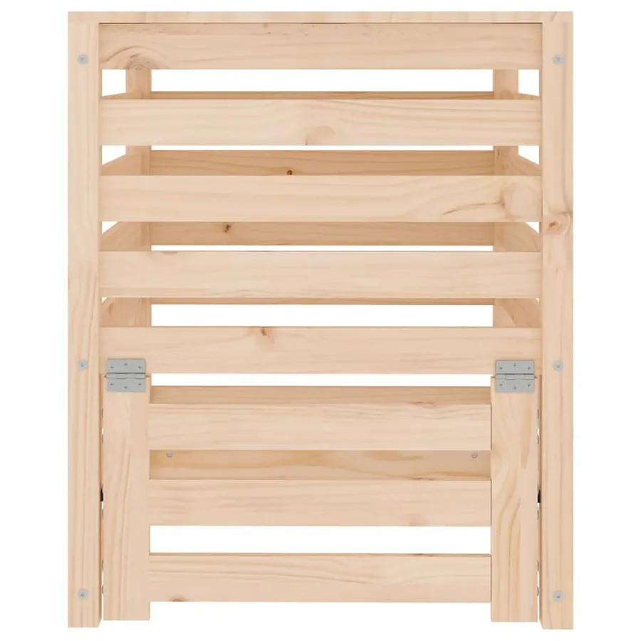 Composteur 63,5x63,5x77,5 cm Bois massif de pin - 5