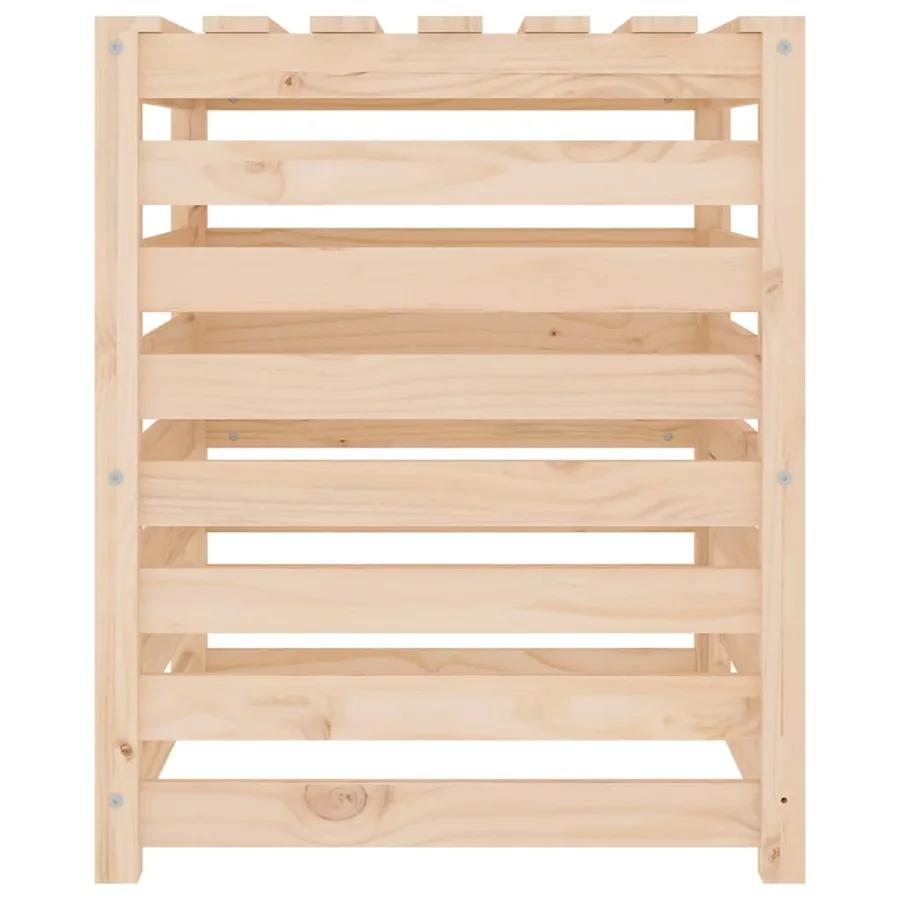 Composteur 63,5x63,5x77,5 cm Bois massif de pin - 7
