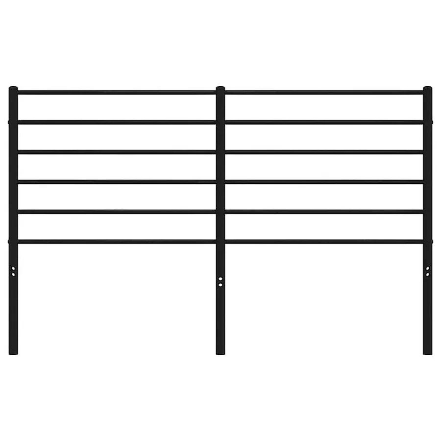 Tête de lit de remplacement métal noir 120 cm - 4