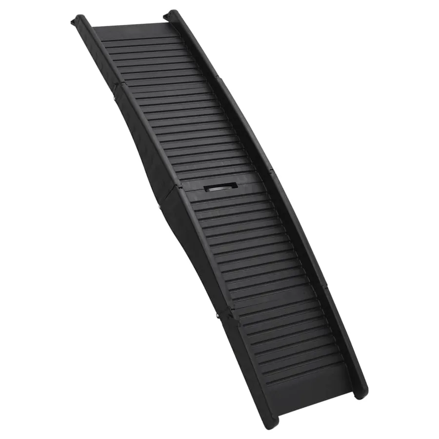 Rampe pliable pour chien Noir 153x40x12,5 cm Plastique - 2