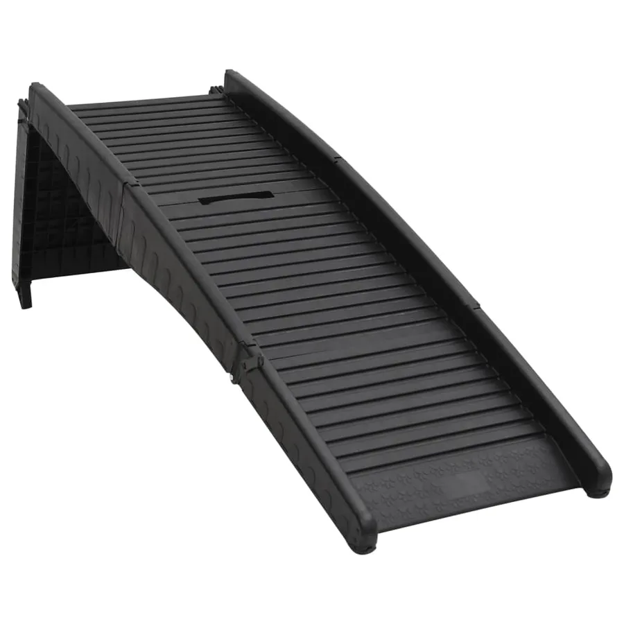 Rampe pliable pour chien Noir 153x40x12,5 cm Plastique - 5