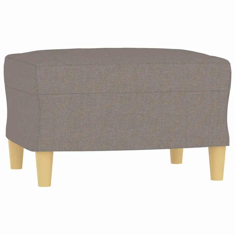 Repose-pied Taupe 60x50x41 cm Tissu - 2