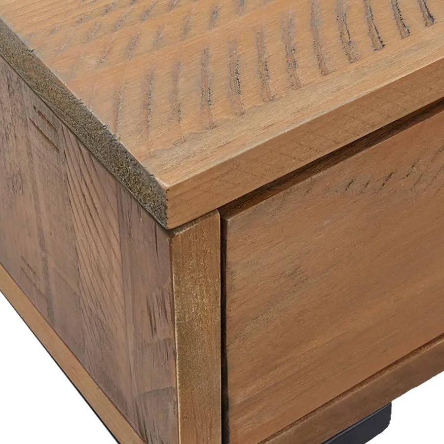 Table basse 90x50x35 cm Bois de pin massif - 6