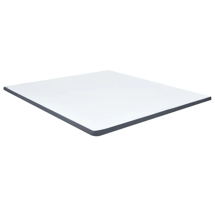 Sommier à lattes de lit Gris foncé Tissu 200x200 cm - 11