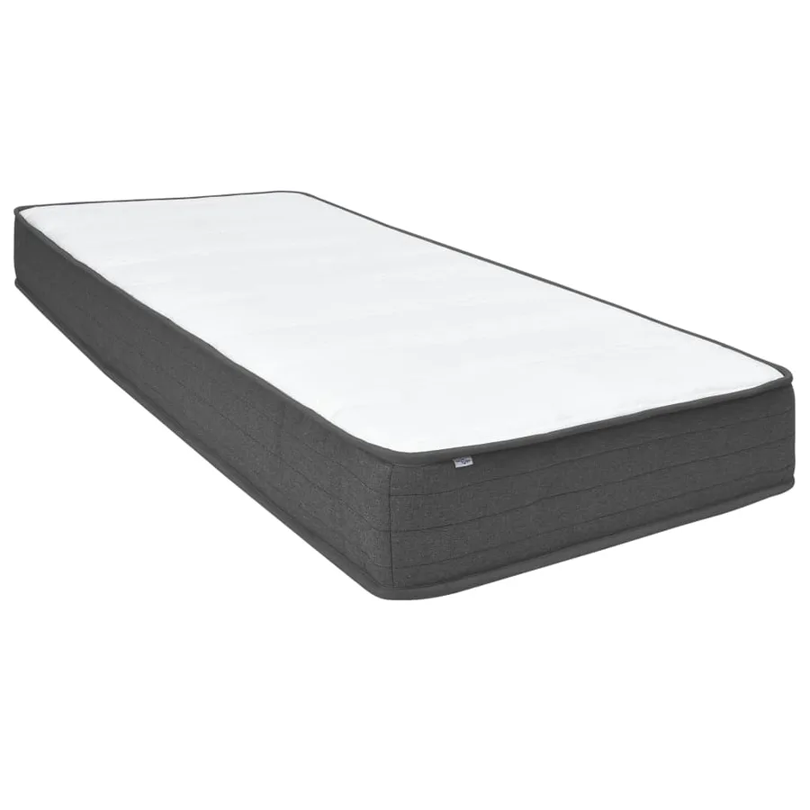Sommier à lattes de lit Gris foncé Tissu 200x200 cm - 6