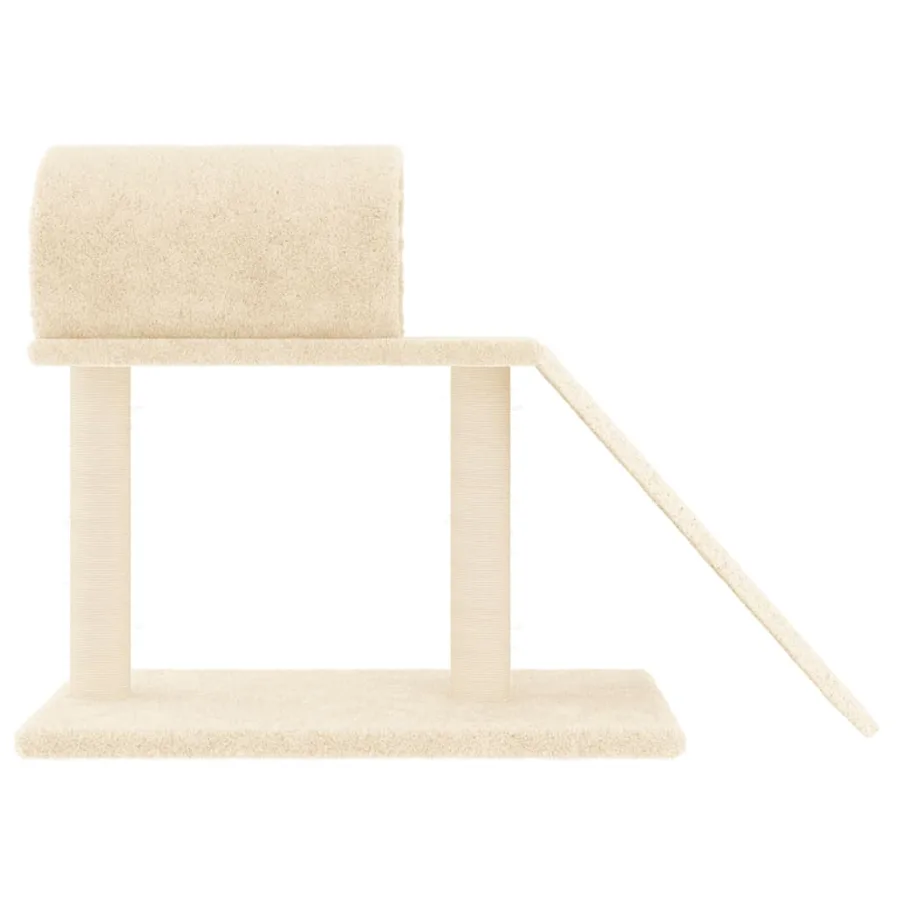 Arbres à chat avec tunnel et échelle crème 55,5 cm - 3