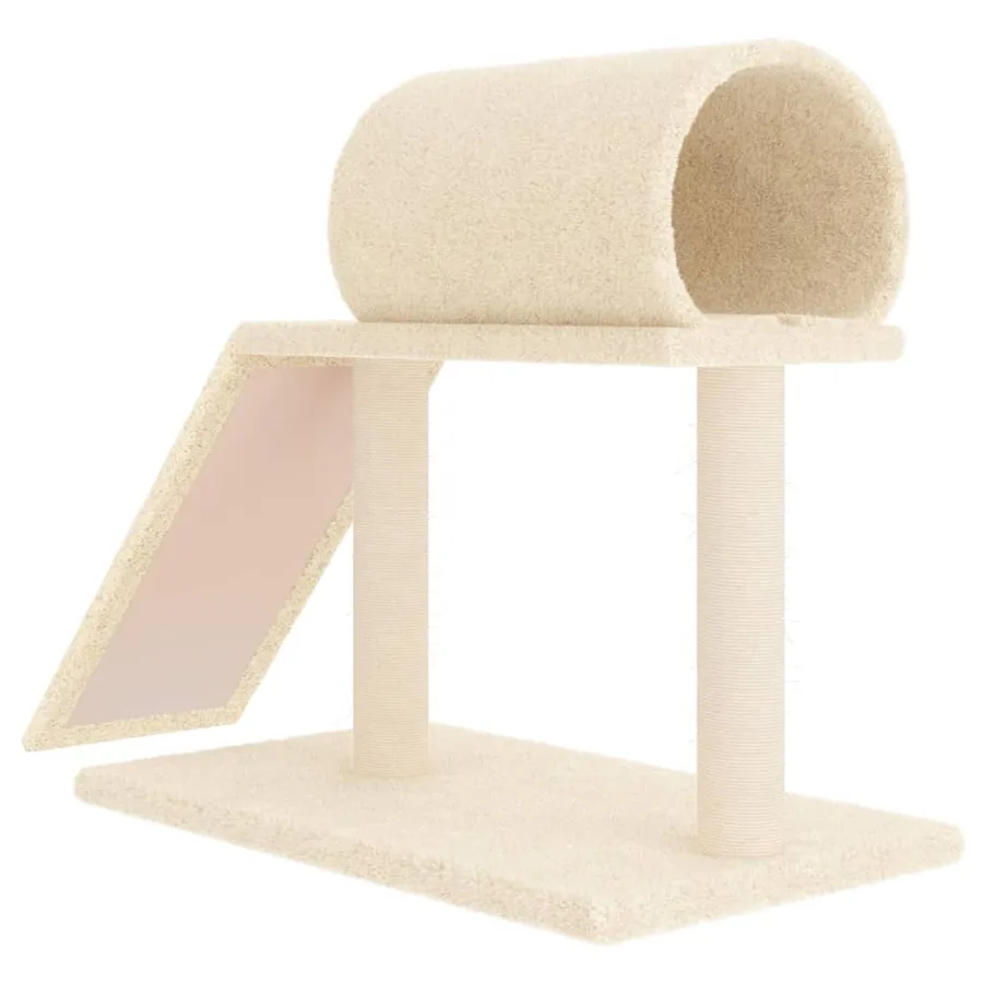Arbres à chat avec tunnel et échelle crème 55,5 cm - 5