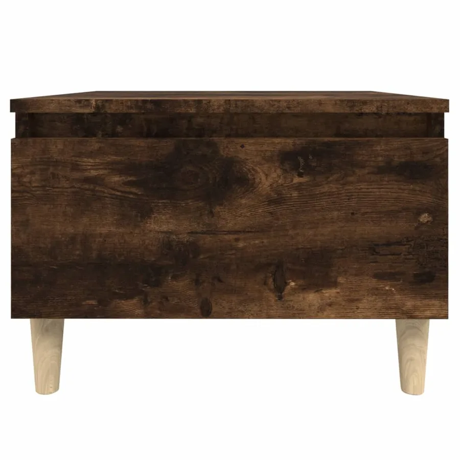 Table d'appoint Chêne fumé 50x46x35 cm Bois d'ingénierie - 6