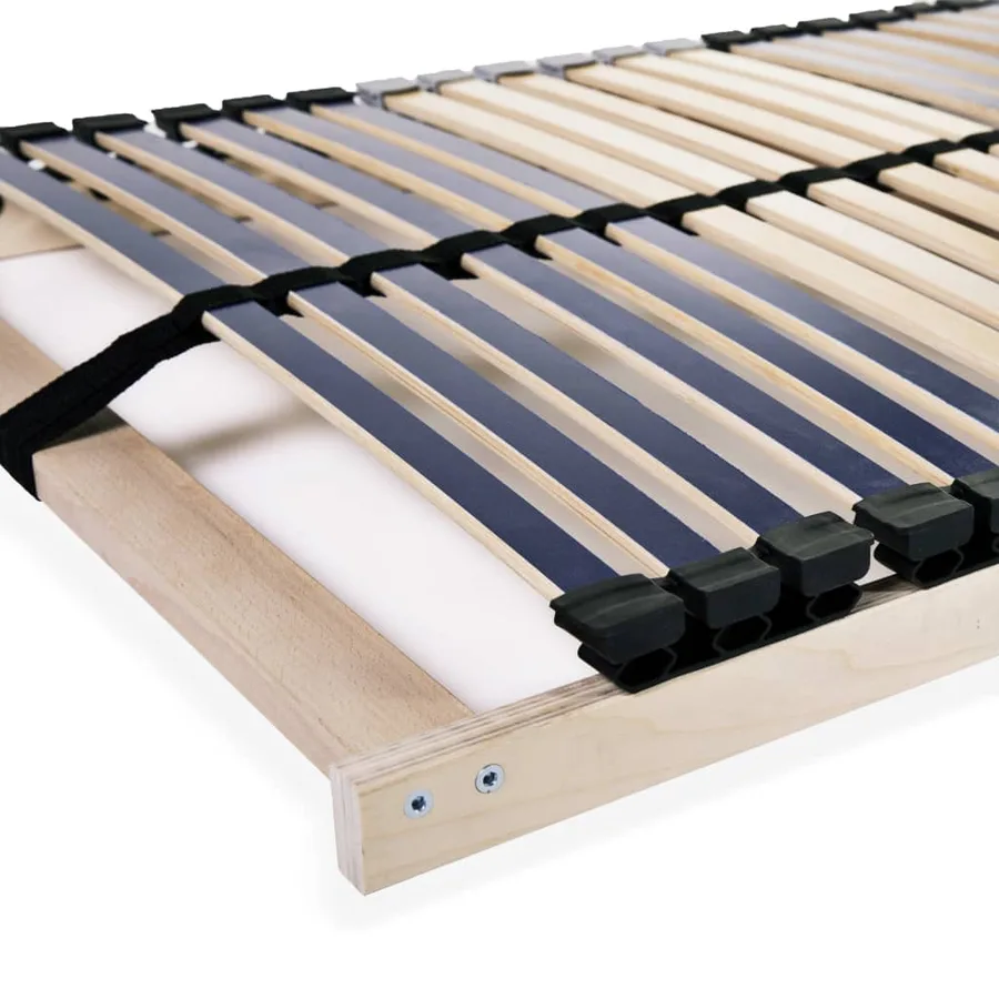 Sommier à lattes sans matelas avec 42 lattes 7 zones 80x200 cm - 4