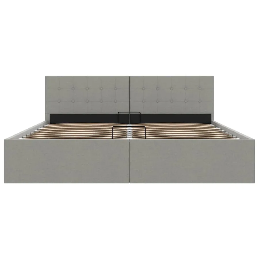 Cadre de lit à rangement hydraulique sans matelas 180x200 cm - 5