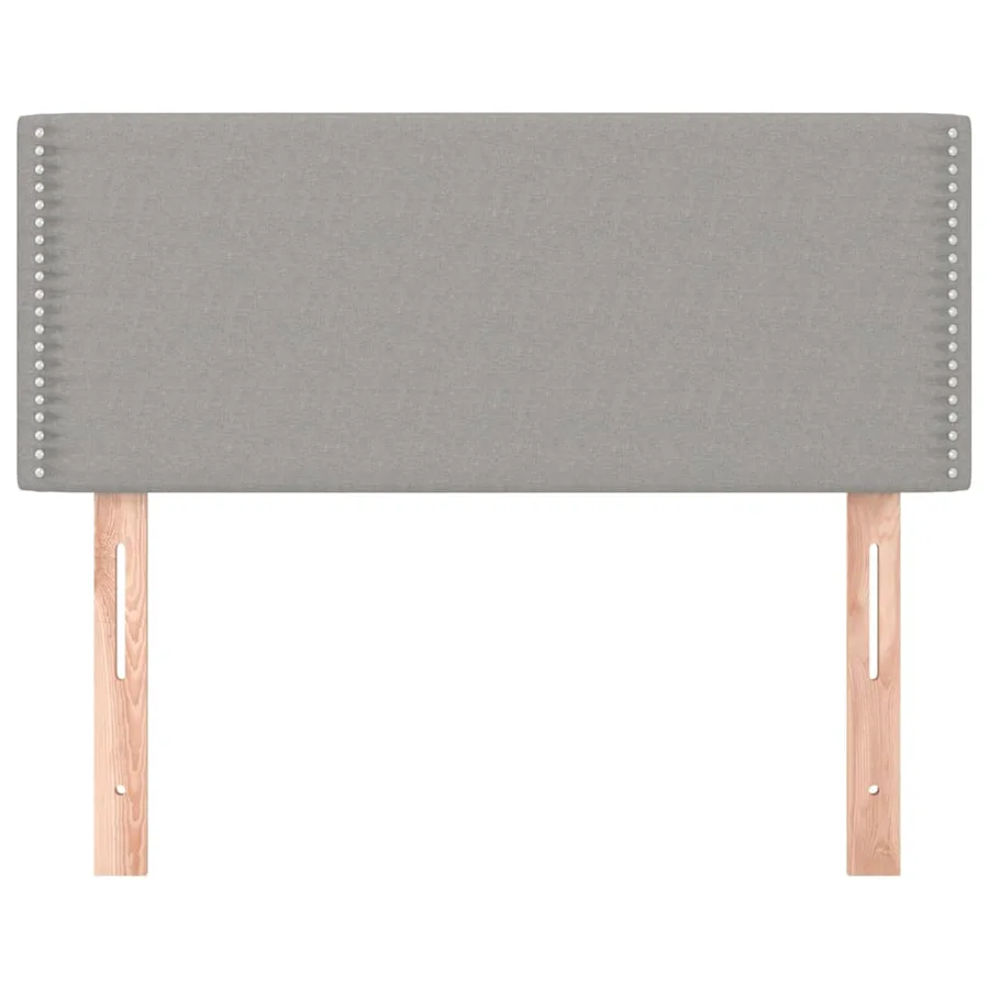 Tête de lit Gris clair 90x5x78/88 cm Tissu - 3