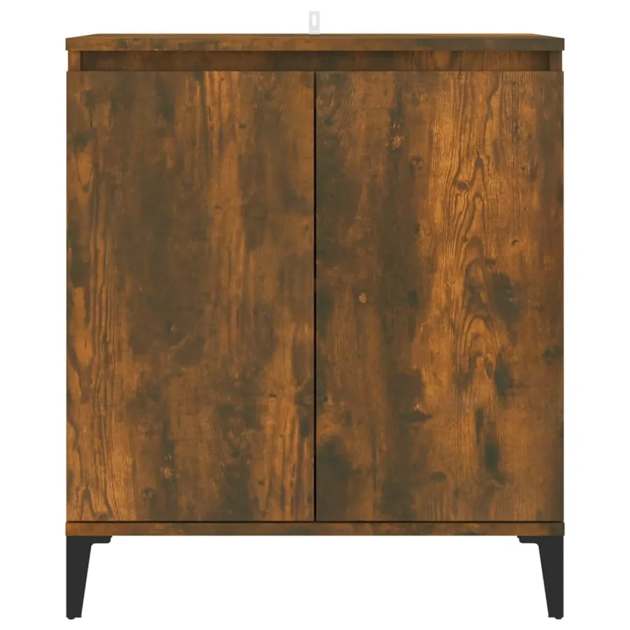 Buffet Chêne fumé 60x35x70 cm Bois d'ingénierie - 3