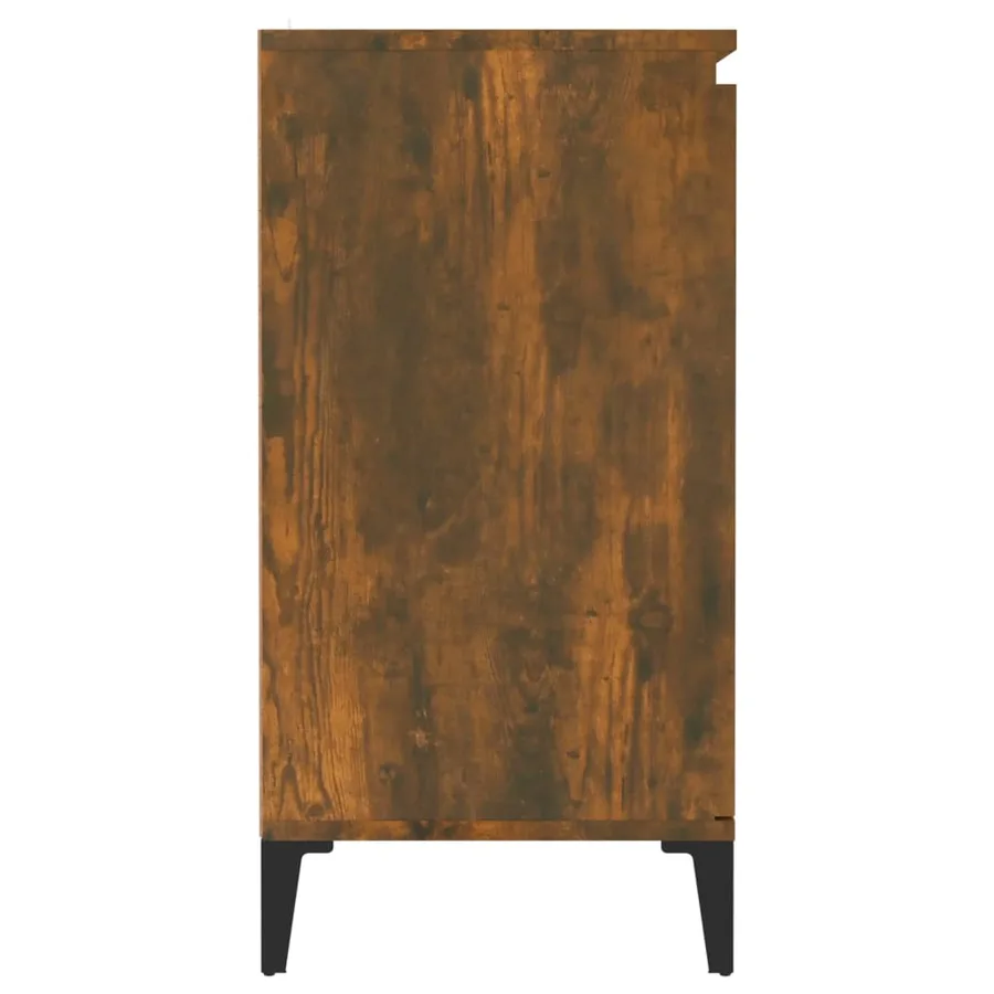 Buffet Chêne fumé 60x35x70 cm Bois d'ingénierie - 4