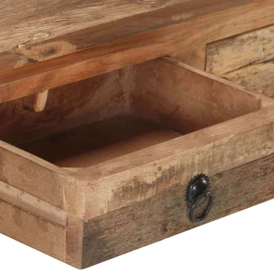 Table console 90,5x30x75 cm Bois d'acacia et de récupération - 5