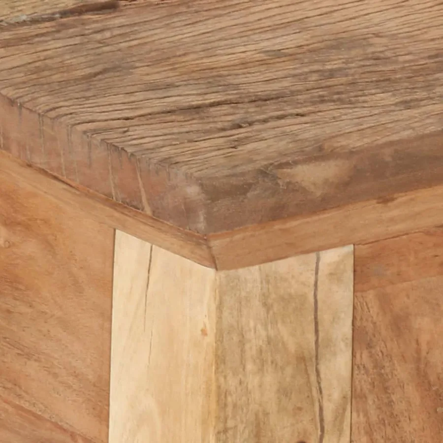 Table console 90,5x30x75 cm Bois d'acacia et de récupération - 6