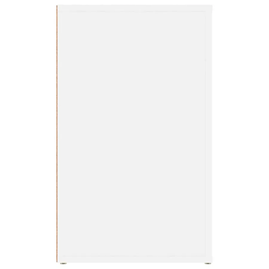 Table de chevet Blanc 50x36x60 cm Bois d'ingénierie - 8