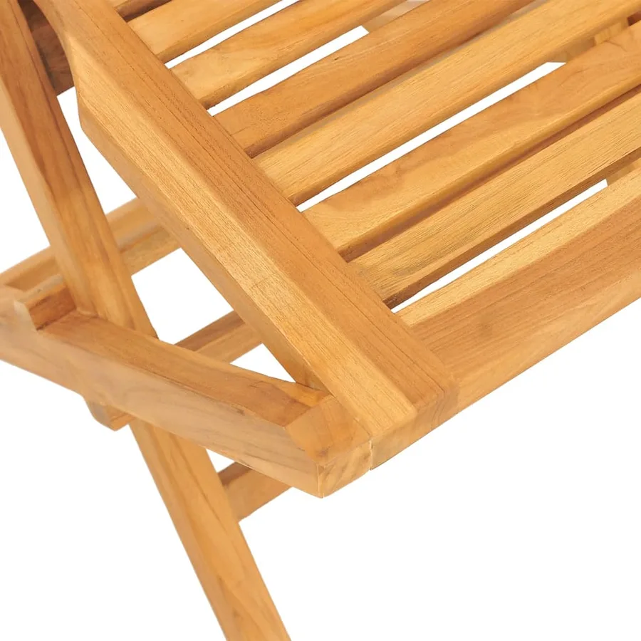 Ensemble à manger de jardin 7 pcs Bois de teck solide - 5