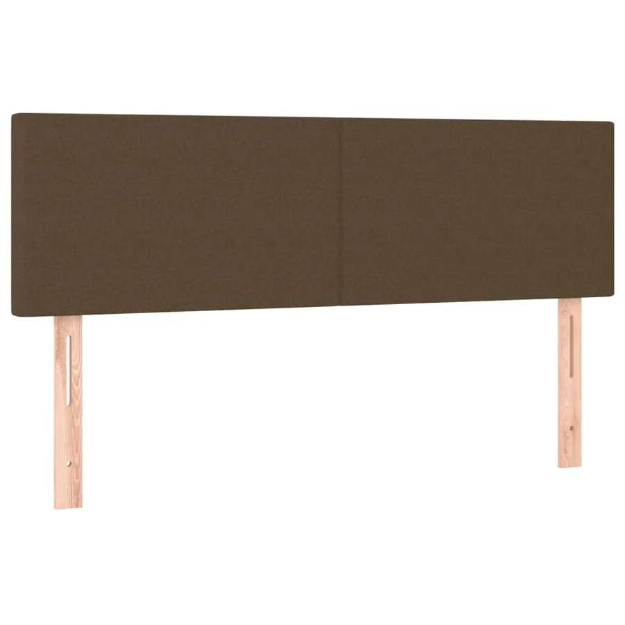 Sommier à lattes de lit avec matelas Marron foncé 140x200 cm - 6