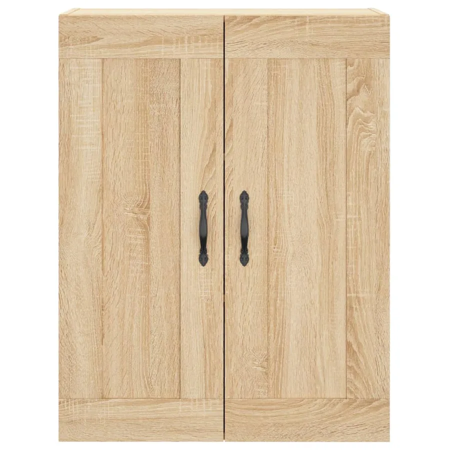 Buffet haut Chêne sonoma 69,5x34x180 cm Bois d'ingénierie - 6