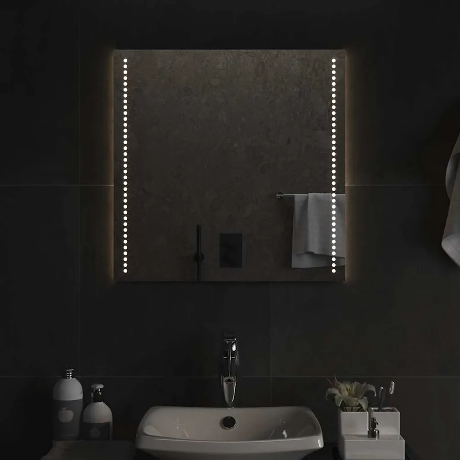 Miroir de salle de bain à LED 60x60 cm