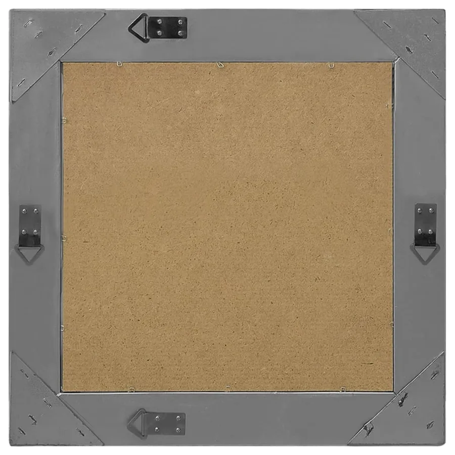 Miroir mural style baroque 50x50 cm noir - 3