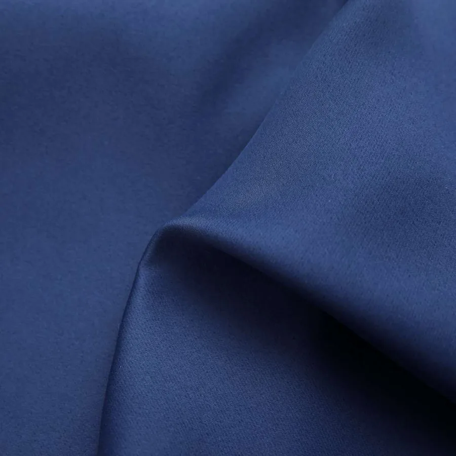Rideaux occultants avec anneaux en métal 2 pcs Bleu 140x225 cm - 4