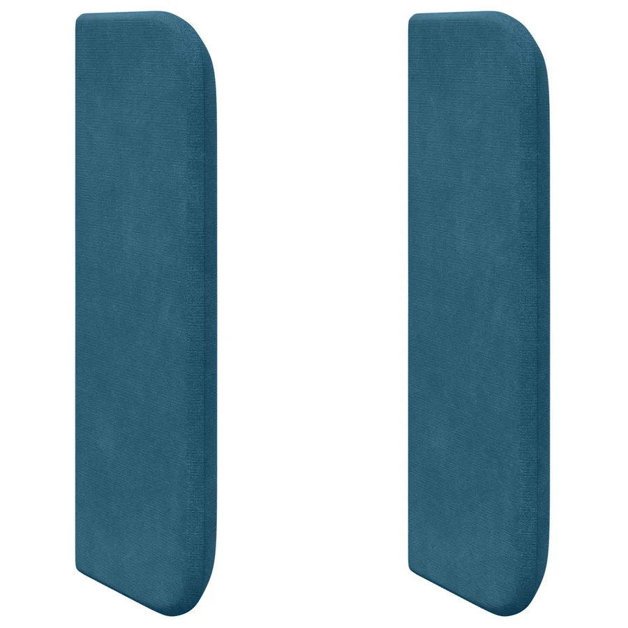 Oreille de tête de lit Bleu 40,5 x 40,5 x 4 cm Velours - 2