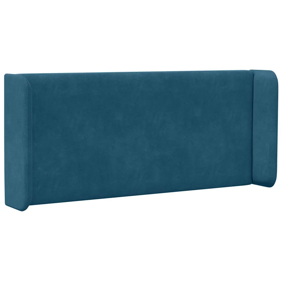 Oreille de tête de lit Bleu 40,5 x 40,5 x 4 cm Velours - 3