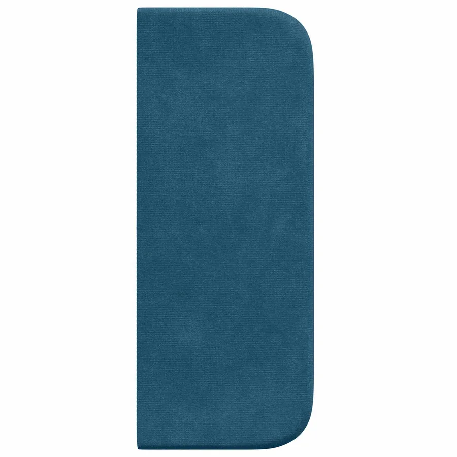 Oreille de tête de lit Bleu 40,5 x 40,5 x 4 cm Velours - 7