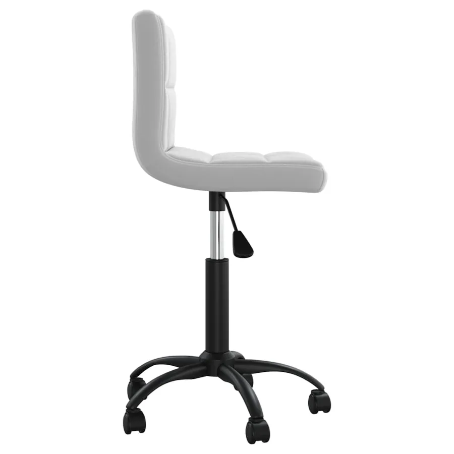 Chaise pivotante de salle à manger Gris clair Velours - 3