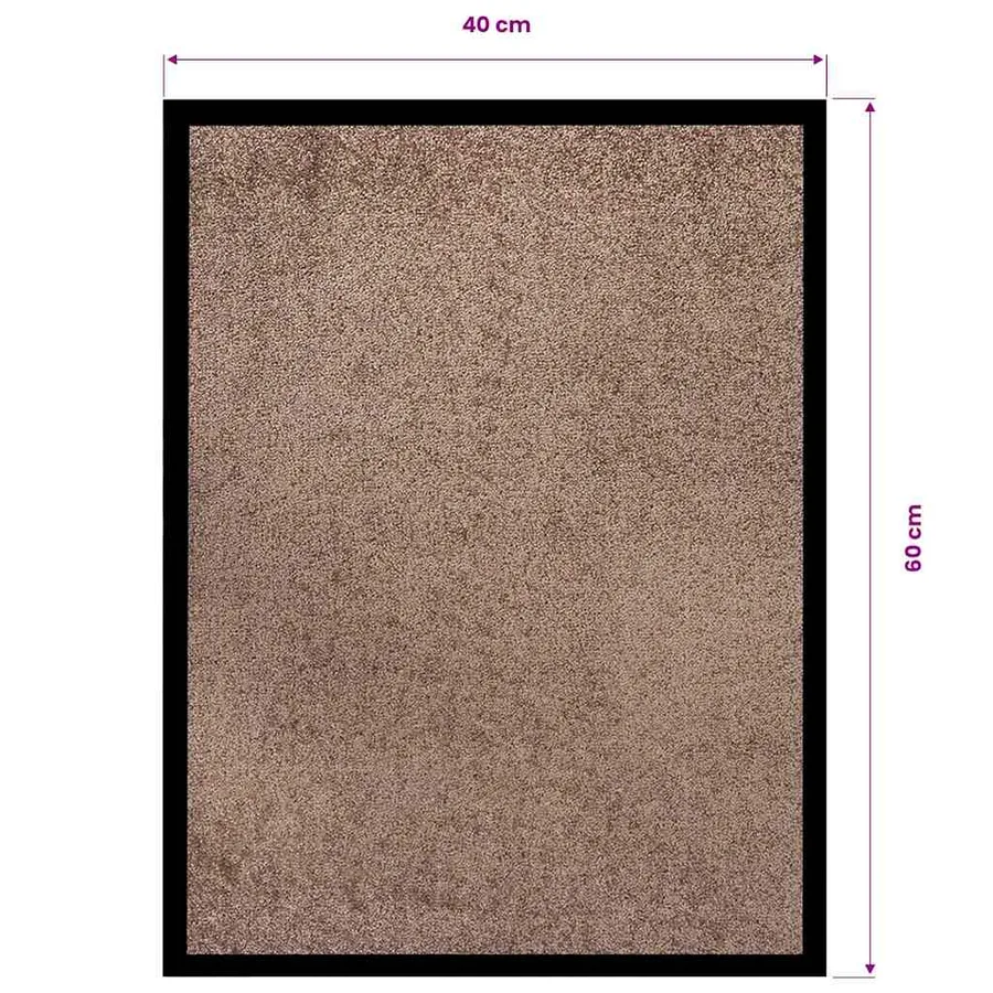 Paillasson Marron 40x60 cm - 6