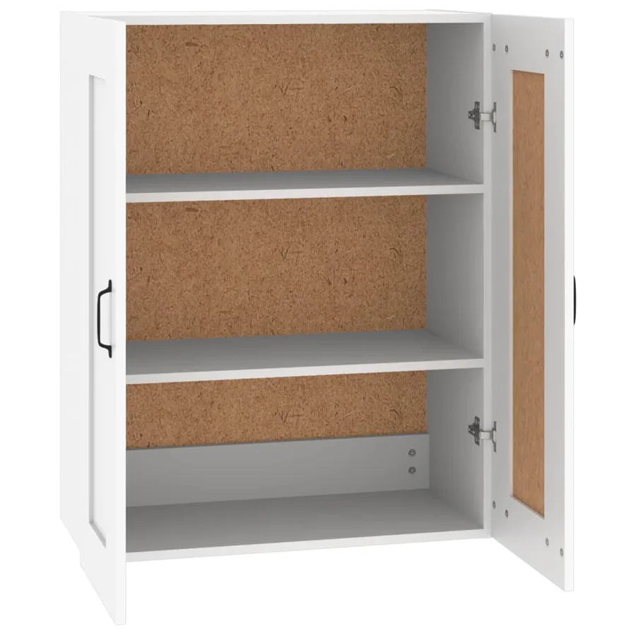 Armoire murale suspendue Blanc 69,5x32,5x90 cm - 7