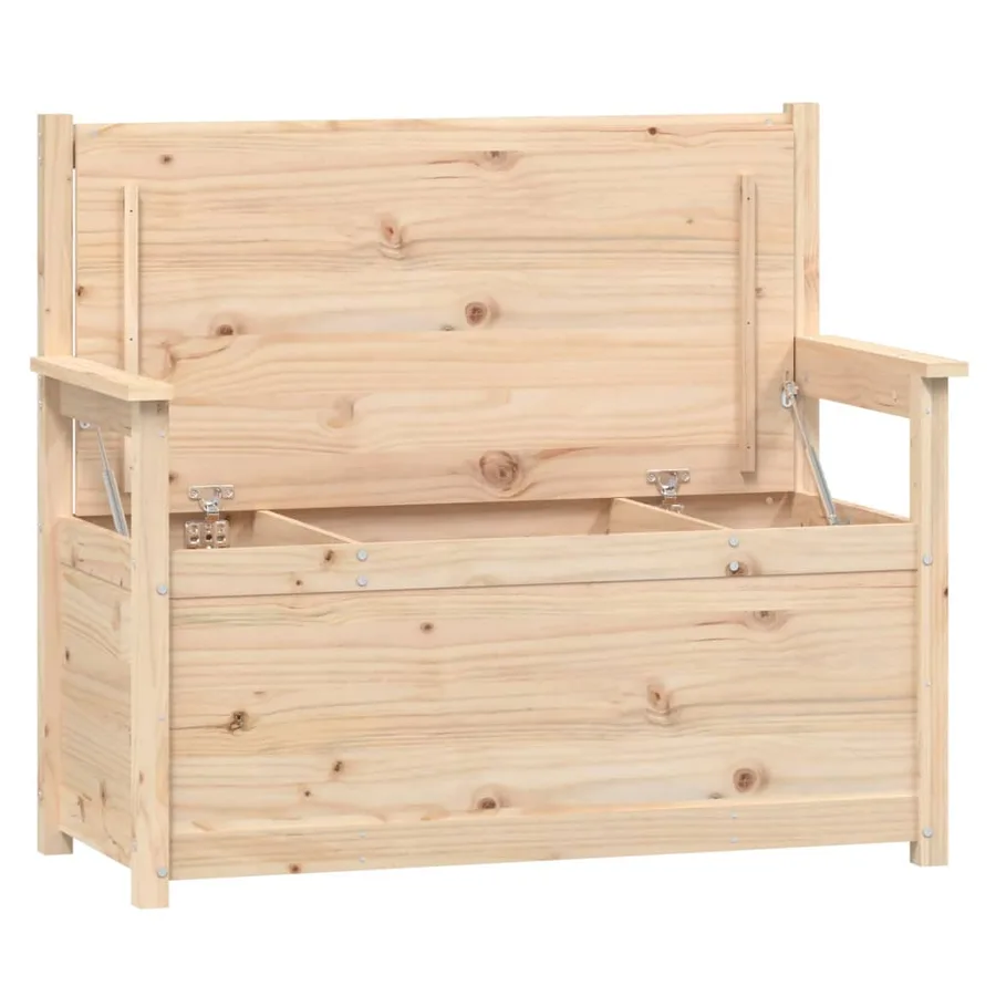 Banc 112,5x51,5x96,5 cm Bois de pin massif - 5