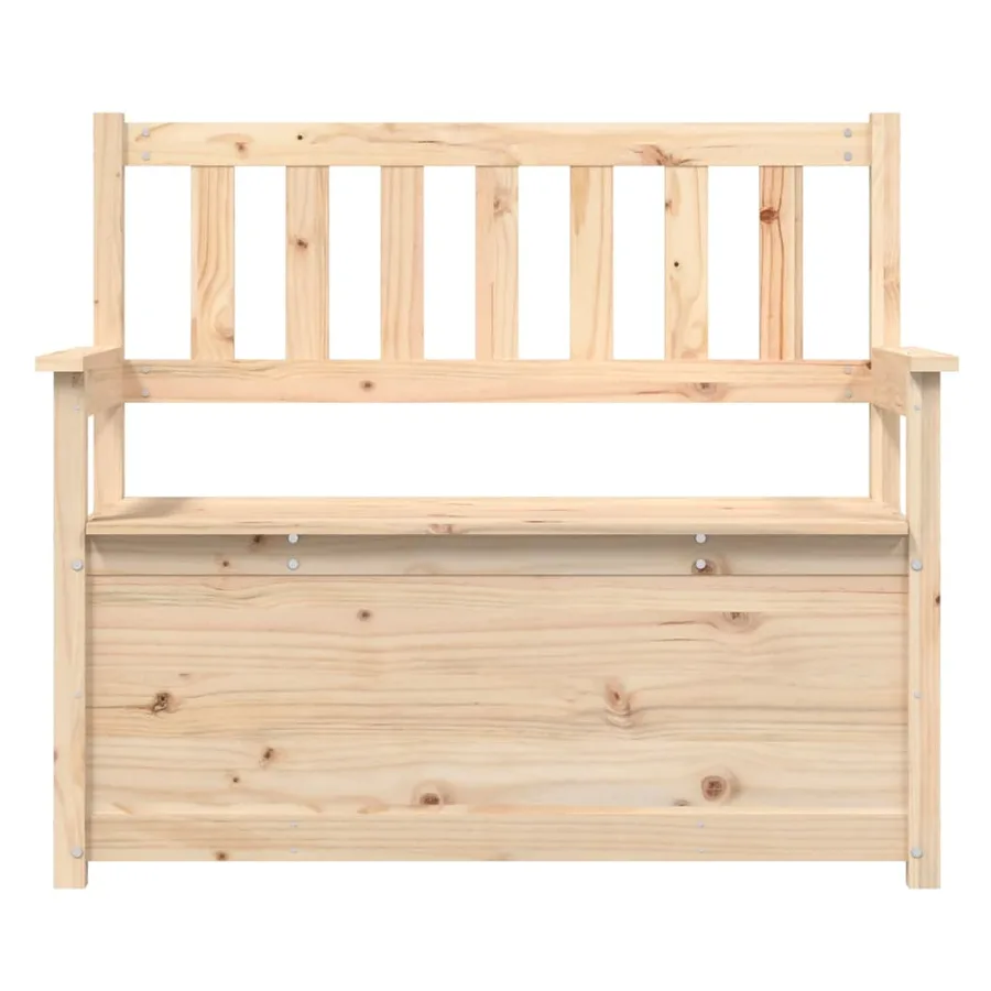 Banc 112,5x51,5x96,5 cm Bois de pin massif - 6