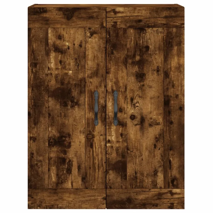 Armoires murales 2 pcs chêne fumé bois d'ingénierie - 6