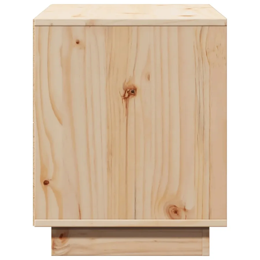 Meuble TV 74x35x44 cm Bois de pin massif - 6