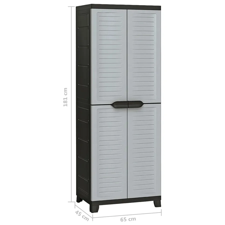Armoire en plastique 65x45x181 cm - 9