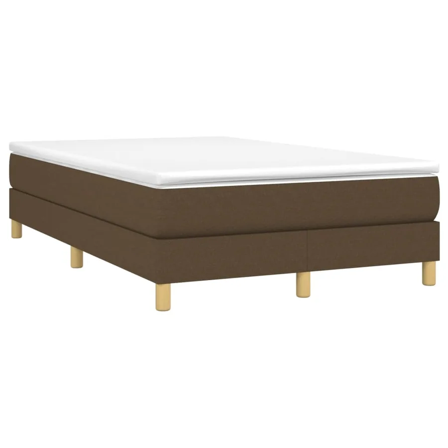 Sommier à lattes de lit avec matelas Marron foncé 120x200 cm - 3